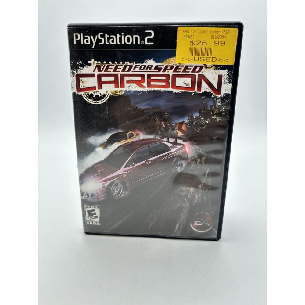 Need for Speed: Carbon (Sony PlayStation 2, 2006) Tested And Works Complete